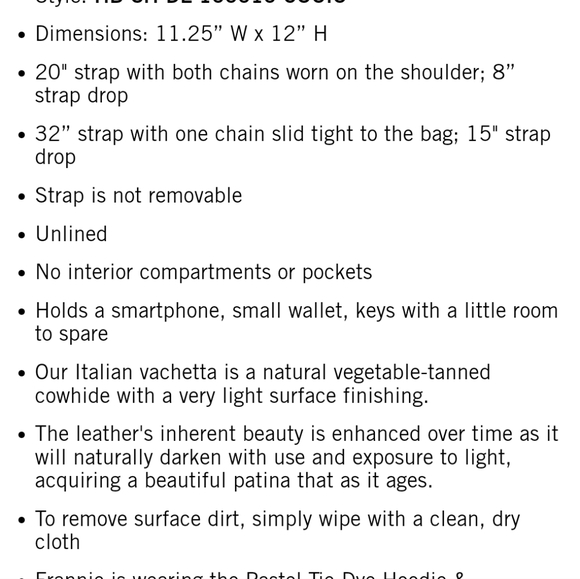 Clare V Delphine shoulder bag Cuoio leather grommets dust bag - Picture 11 of 12